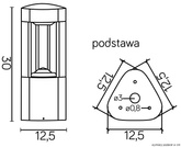 Lampa ogrodowa stojąca GL 11201
