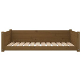 vidaXL Legowisko dla psa, miodowy brąz, 105,5x75,5x28 cm, sosnowe