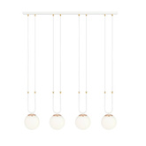Lampa wisząca GLAM 4 WHITE/OPAL