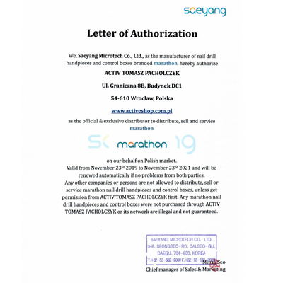 Saeyang frezarka Marathon 3 Champion black + H200 122351