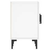vidaXL Szafka pod TV, biała, 150x30x50 cm, materiał drewnopochodny wariant 6