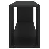 vidaXL Szafka pod TV, czarna, 100x24x32 cm, materiał drewnopochodny
