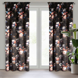 Zasłona Karen czarna 140x270