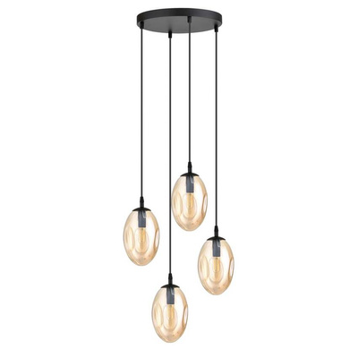 Lampa wisząca ASTRAL 4 BL PREMIUM MIODOWY