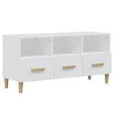 vidaXL Szafka pod TV, biała, 102x36x50 cm, materiał drewnopochodny wariant 8