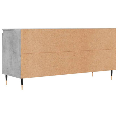 vidaXL Szafka pod TV, szarość betonu, 104x35x50 cm model standard