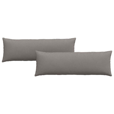 Poduszki na sofę 2 pcs Ciemnoszary 120 x 40 cm tkanina