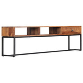 vidaXL Szafka pod TV, 160x30x45 cm, lite drewno sheesham
