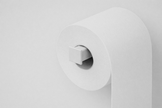 Biały stojak na papier toaletowy KS-57 PAPER STAND z serii KAJA HOME