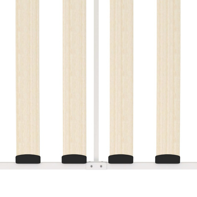 Rama leżanki, biała, metalowa, 90 x 200 cm