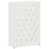 Stojak na Parasol Deszczowy Biały 28 x 12 x 41 cm Stal