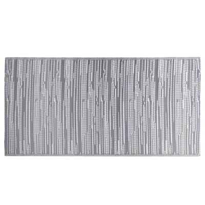 vidaXL Dywan na zewnątrz, szary, 120x180 cm, PP