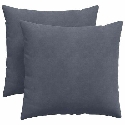 Poduszki na sofę 2 pcs Ciemnoszary 45 x 45 cm