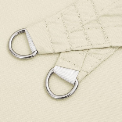 Prostokątny żagiel ogrodowy, tkanina Oxford, 2,5x5 m, kremowy