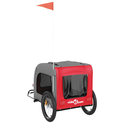 Przyczepka rowerowa dla zwierząt, tkanina Oxford i żelazo