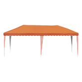 Namiot imprezowy rozkładany 575 x 290 x 245 cm pomarańczowy