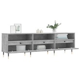 vidaXL Szafka pod TV, szarość betonu, 150x30x44,5 cm wariant 4