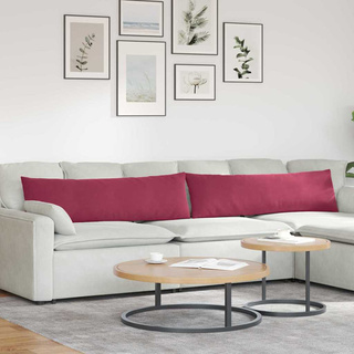 Poduszki na sofę 2 pcs Czerwone wino 145 x 40 cm