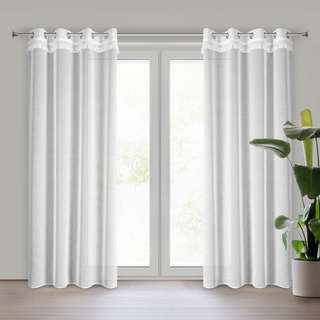 Firana Kira biała 140x250