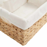 Kosze do przechowywania 3 pcs Naturalny Hiacynt wodny