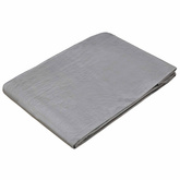 Plandeka z oczkami jasnoszary 4 x 6 m 90 g PE