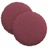 Poduszki na siedziska 2 pcs Czerwone wino ?30 x 13 cm tkanina