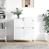 vidaXL Komoda, biała, 60x35x70 cm, materiał drewnopochodny wariant 5