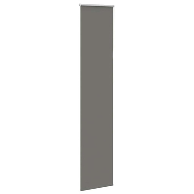 Roleta zaciemniająca szara 50x230 cm Szerokość tkaniny 45,7 cm