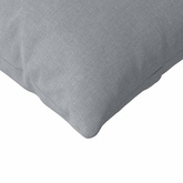 Poduszki na sofę 2 pcs Jasnoszary 200 x 40 cm tkanina