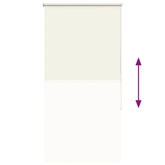 Roleta zaciemniająca Off White 80x175 cm Szerokość tkaniny