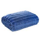 Koc Emi granatowy 150x200