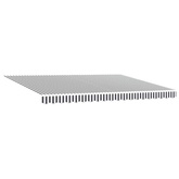 Zwijana markiza, antracytowo-biała, 4,5x3m, tkanina i aluminium