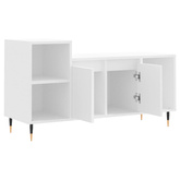 Szafka pod TV, biała, 100x35x55 cm, materiał drewnopochodny vidaXL