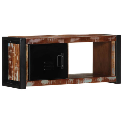 Szafka RTV 80x30x35 cm Drewno lite odzyskane
