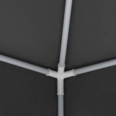 vidaXL Namiot imprezowy ze ściankami, 2x2 m, antracyt, 90 g/m²