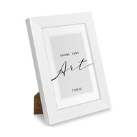 Biała ramka : Rozmiar - 24x30 cm