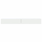 vidaXL Szafki telewizyjne z LED, 2 szt., białe, 60x35x15,5 cm