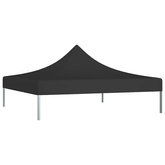 Dach do namiotu imprezowego, 2 x 2 m, czarny, 270 g/m?