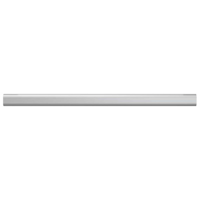Drążek do szafy 2 pcs Srebrny 472 x 15 x 29 mm Stop Aluminium