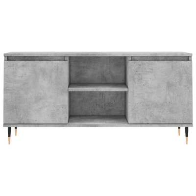 vidaXL Szafka pod TV, szarość betonu, 104x35x50 cm model standard