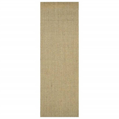 vidaXL Dywanik, naturalny sizal, 66x200 cm, zielony
