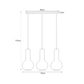 Lampa wisząca K-4521 z serii ARVI BLACK