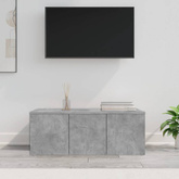 vidaXL Szafka pod TV, szarość betonu, 80x34x30 cm