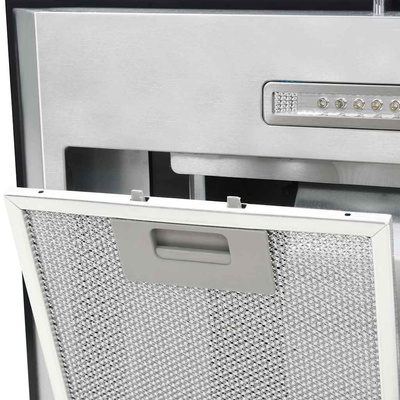 Okap kuchenny LED, wyspowy, stal nierdzewna, 90 cm, 756 m?/h
