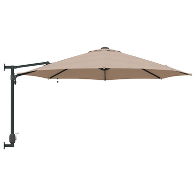 Parasolka ogrodowa Ze LED Lights Ciemnoszary 248 x 248 x 148 cm