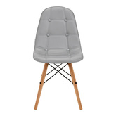 4Rico Krzesło skandynawskie QS-185 eco skóra szare 147834