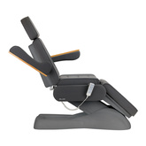 Fotel kosmetyczny elektryczny SILLON Lux 273b 3 silniki szary, szara podstawa 148187
