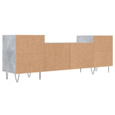 vidaXL Szafka pod TV, szarość betonu, 160x35x55 cm