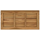 Blat stołu 100 x 50 x 3,5 cm Prostokątny Lite drewno teakowe