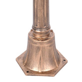 Lampa ogrodowa stojąca K-6006A CZARNY/ZŁOTY z serii LOZANA
